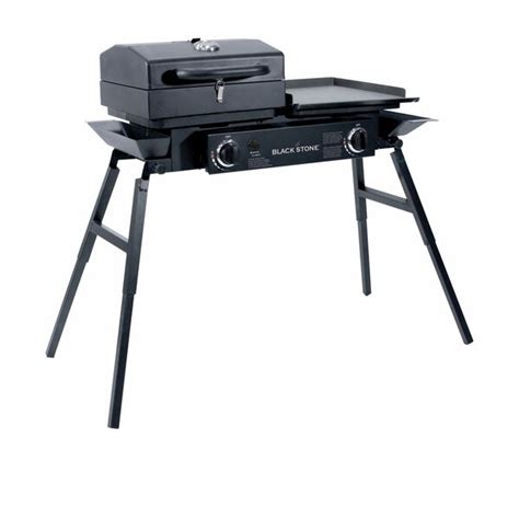 Blackstone Tailgater 2-Burner Propane Gas Griddle Grill with Stove ...