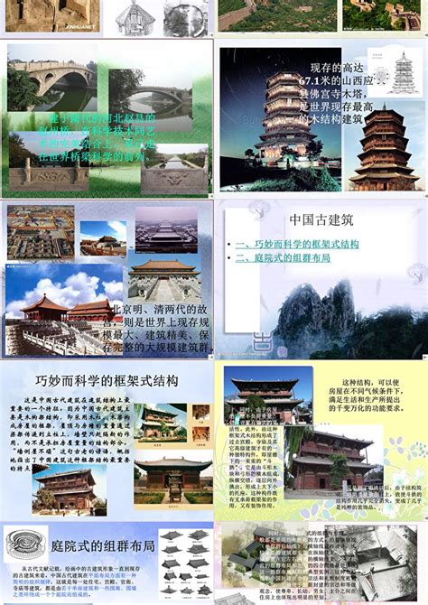 中国古建筑艺术介绍PPT课件_卡卡办公