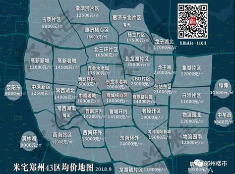 房价回调？郑州43片区房价地图独家发布（2018年9月版）！_谈吐楼市_问房