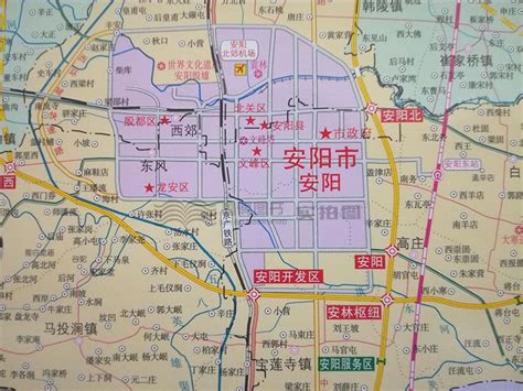 河南安阳市旅游地图,_大山谷图库
