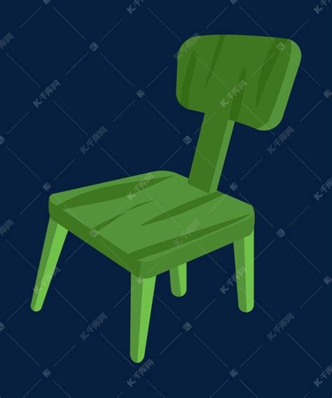 绿色椅子装饰插画素材图片免费下载-千库网