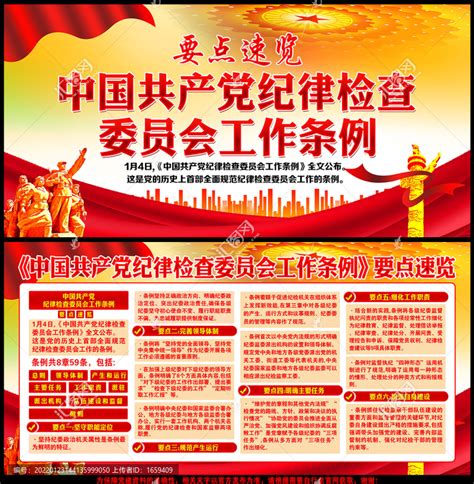 党风廉政建设之守纪律展板设计图片_海报_编号8097055_红动中国