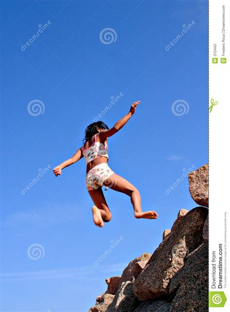 Jump ! stock image. Image of summer, action, jump, happiness - 372443