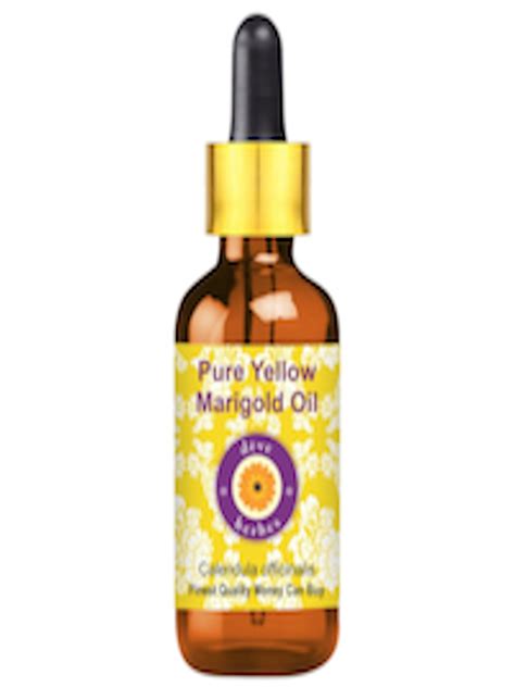 Buy Deve Herbes Yellow Marigold Oil With Glass Dropper 10ml - Massage ...