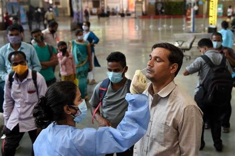 印度新增新冠肺炎确诊病例261500例 累计确诊超1478万例