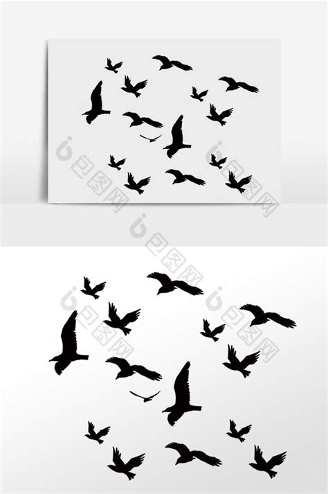 鸟飞翔手绘图片-鸟飞翔手绘图片素材免费下载-千库网
