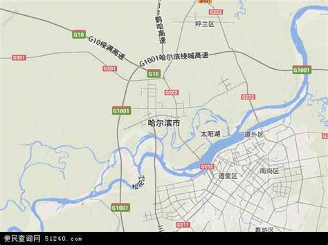 双城区地图全图高清版- 哈尔滨本地宝