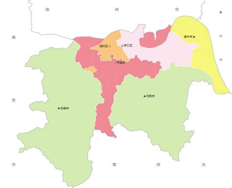 镇江市行政区划地图：镇江市辖3个区、3个县级市分别是哪些？