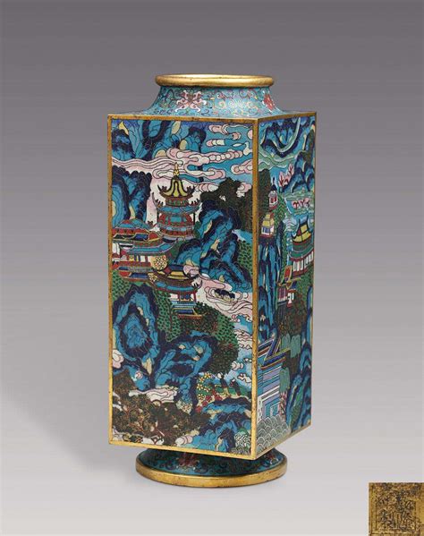 景泰蓝瓶-典藏--桂林博物馆