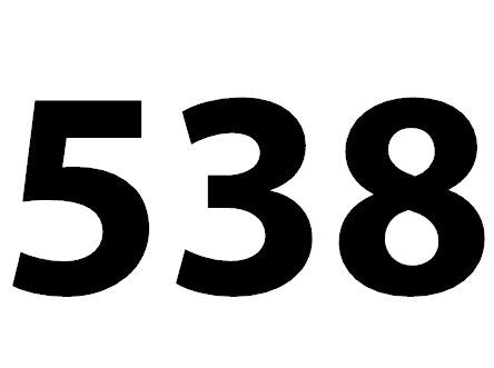Zahl 538