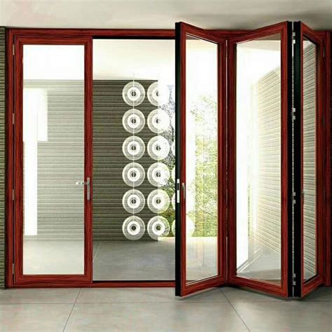 厂家批发电动折叠门 无框玻璃自动折叠门 防夹感应门来图定制-阿里巴巴