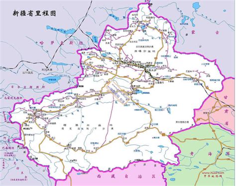新疆旅游攻略之--地图版，仅此一份，别处可寻。 - 知乎