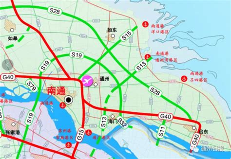 南通市航道网规划图 - 规划计划