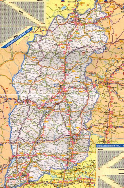 山西省高速公路地图高清版图片预览_绿色资源网