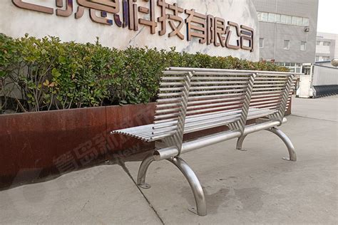 不锈钢公园椅_户外休闲椅_室内外长椅_铁艺座椅-青岛新城市创意科技有限公司