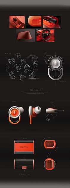 幻听-花瓣网|陪你做生活的设计师 | playstation Sony product Packaging Render Earbuds ...