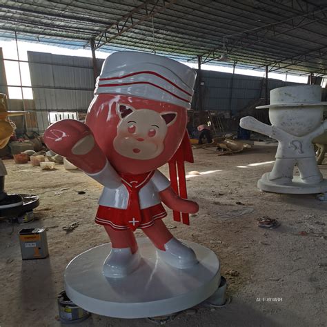 梧州厂家生产雕塑玻璃钢表情包雕塑 - 八方资源网