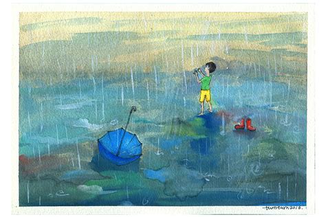 雨中小故事绘本,雨中小故事小红伞,雨中的蘑菇绘本故事(第13页)_大山谷图库