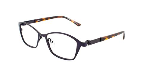 Ultralight Dame briller SELENE | Blå Metall Titan Innfatning 1 795 kr ...