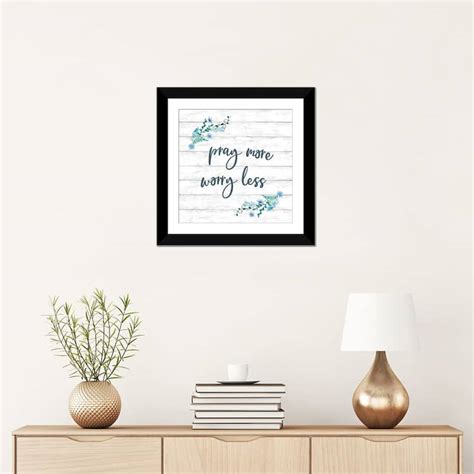 iCanvas "Pray More Worry Less" by Conrad Knutsen - Bed Bath & Beyond ...