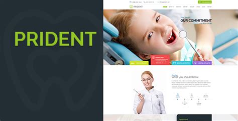 HTML牙科诊所网站模板_Bootstrap牙齿美容HTML5模板 - Prident
