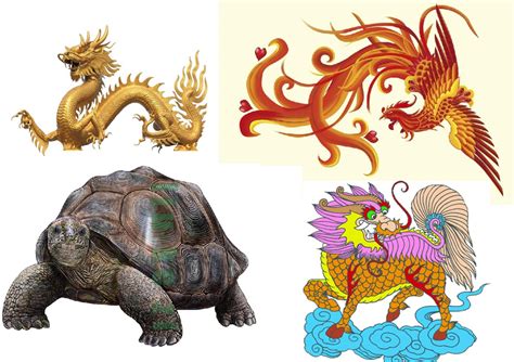 中国古代五大瑞兽和四大凶兽
