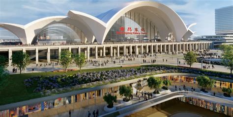 南昌东站正式开建！预计2023年建成 多角度效果图曝光-南昌新闻中心-大江网（中国江西网）