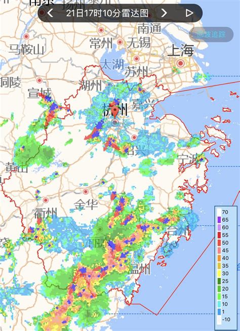 今天（21日）午后出现分散性雷阵雨 - 浙江首页 -中国天气网