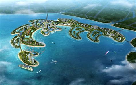 儋州海花岛规划3dmax 模型下载-光辉城市