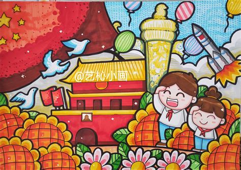文化随行-2020年滨海新区少儿爱国主义主题绘画作品展昨日开展