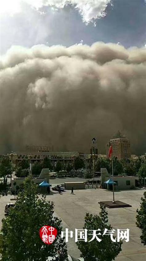 灾难大片即视感！一组图展现沙尘暴来袭的震撼场面-图片-中国天气网