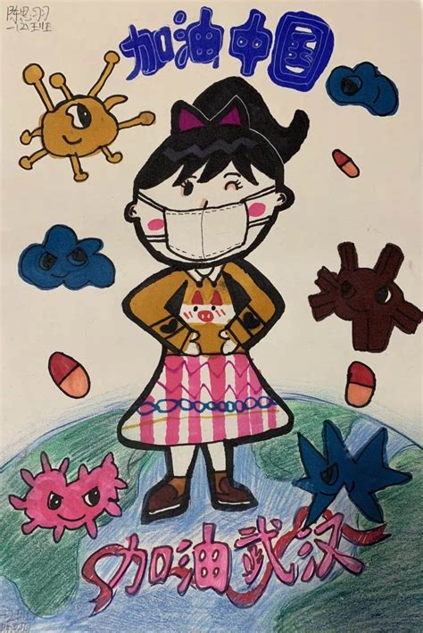 儿童画 疫情 - 堆糖，美图壁纸兴趣社区