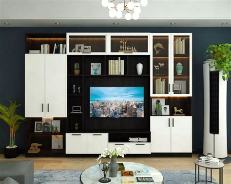 装修干货|客厅满墙电视柜设计，附图纸尺寸。_电视柜_什么值得买