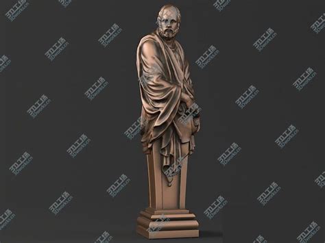 古希腊哲学家 第欧根尼-3D打印模型下载-3D工场 3Dworks.cn
