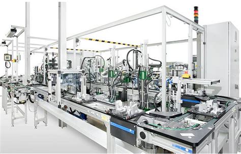 压杆组件自动化生产线 电子产品自动化组装流水线 非标流水线定制_机器人产品_中国机器人网