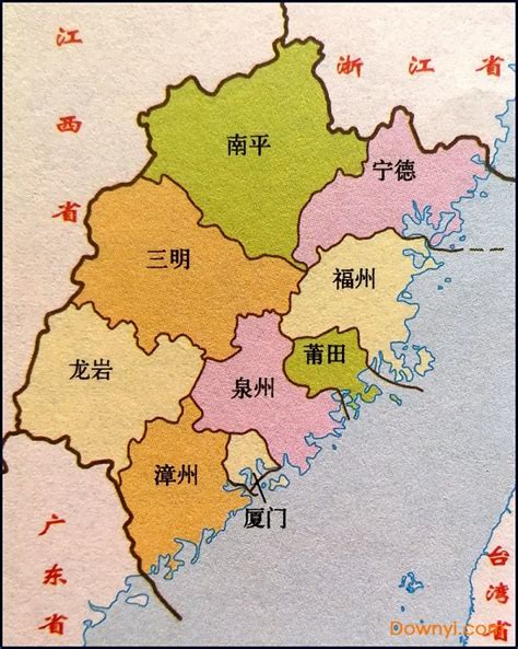 福建省地图全图_福建省电子地图