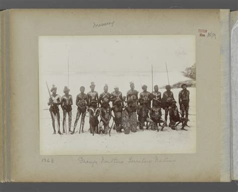 Wild Australia Show performers from Northern Territory, Sydney, 1892