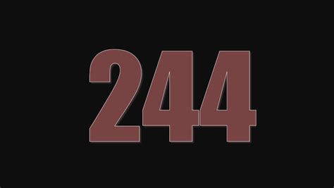Significado del número 244: Interpretación de la numerología | verdad y ...