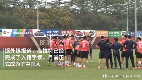 中国男足迎来好消息！高拉特归化成功 要带国足打进2022年世界杯_手机新浪网