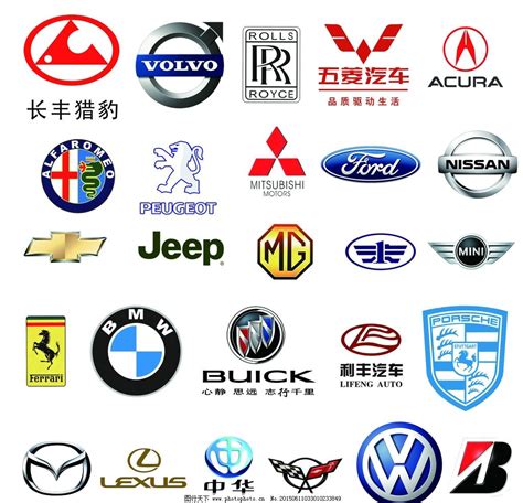 求汽车标志大全-求中国常见汽车标志大全