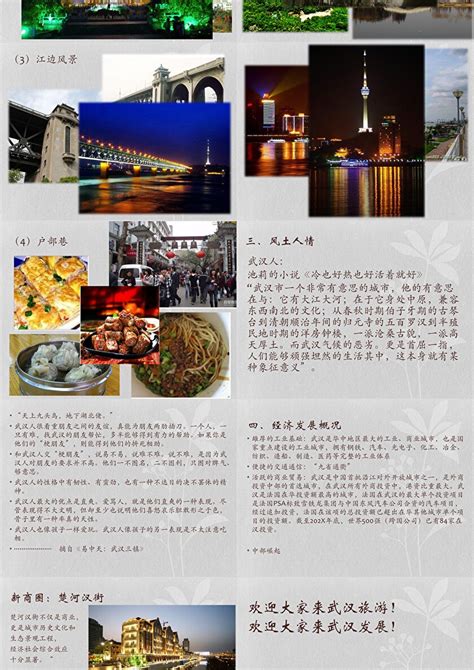 简约大气武汉城市旅行宣传画册PPTppt模板免费下载-PPT模板-千库网