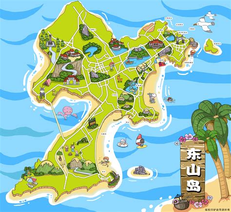东山岛手绘地图-东山岛旅游网