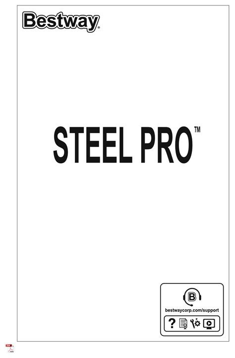 BESTWAY STEEL PRO 56545 MANUAL Pdf Download | ManualsLib