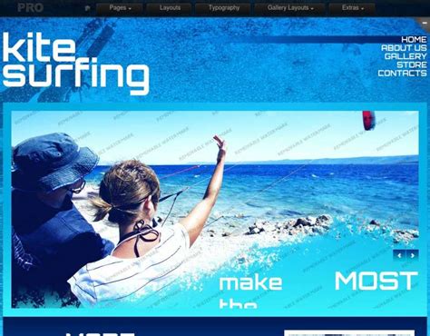 海洋网站模板，沙滩网页模板免费下载 - 模板王