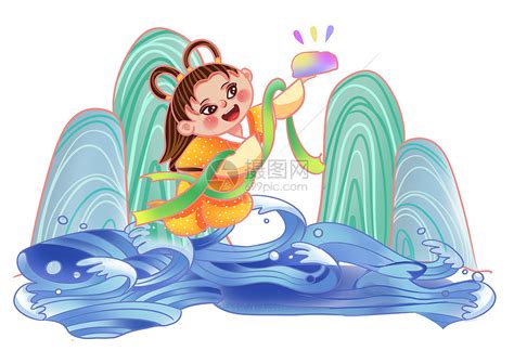 中国神话之女娲补天插画插画图片下载-正版图片401866779-摄图网