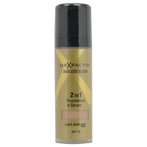 Max Factor Ageless Elixir 2-in-1 Foundation + Serum with SPF 15, 40 ...