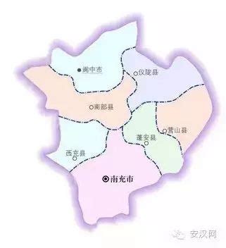 南充市城市总体规划（2010-2030） 紫线控制规划图-南充市住房和城乡建设局