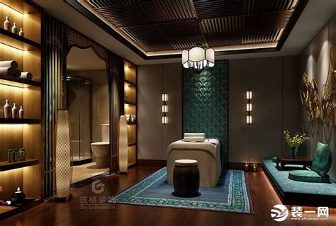 影院式足浴店设计案例-杭州众策装饰装修公司