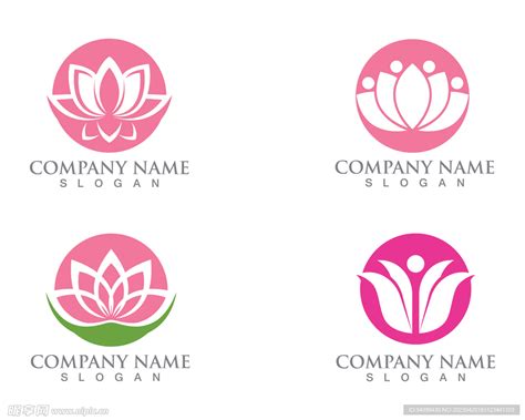 莲花logo设计图__广告设计_广告设计_设计图库_昵图网nipic.com
