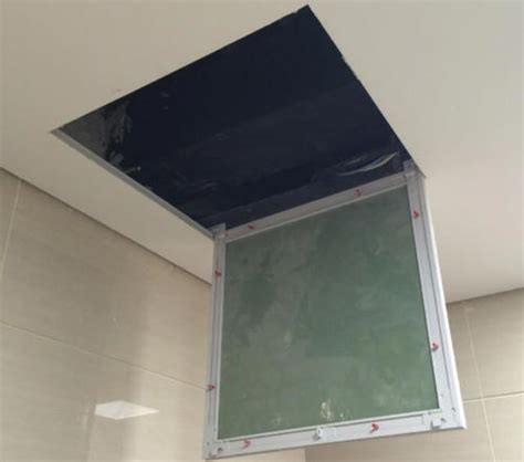 托板式检修口吊顶天花板检查孔铝合金盖板中央空调上托分体盘维修-阿里巴巴